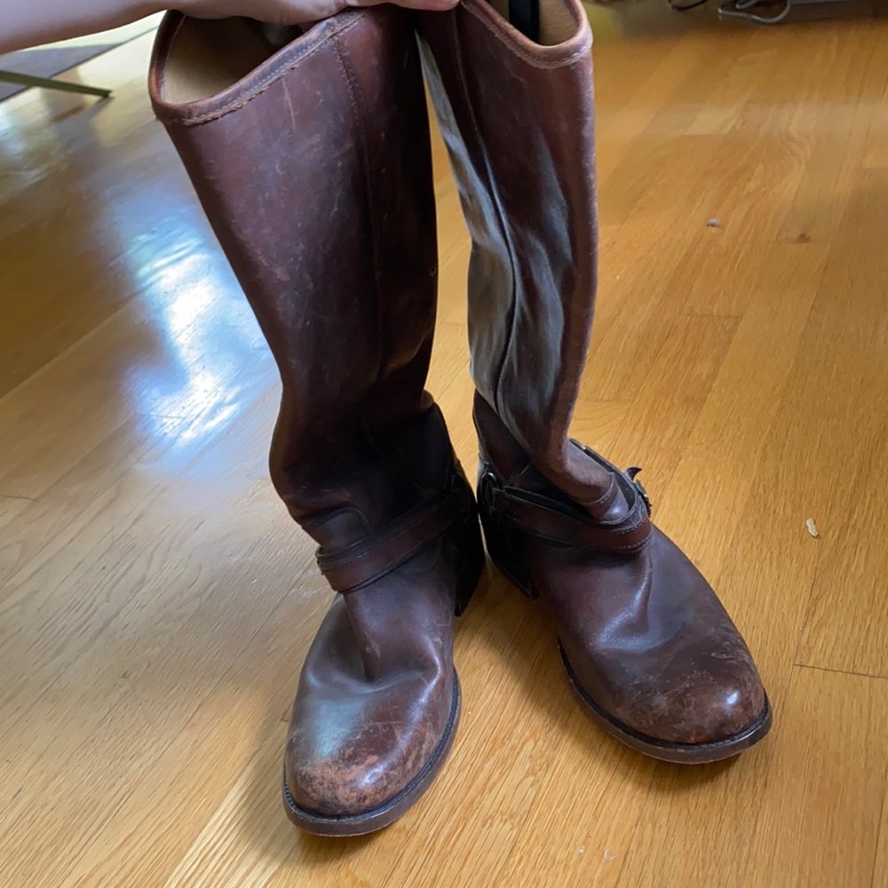 Frye Rustic Riding Boots - Picture 2 of 13